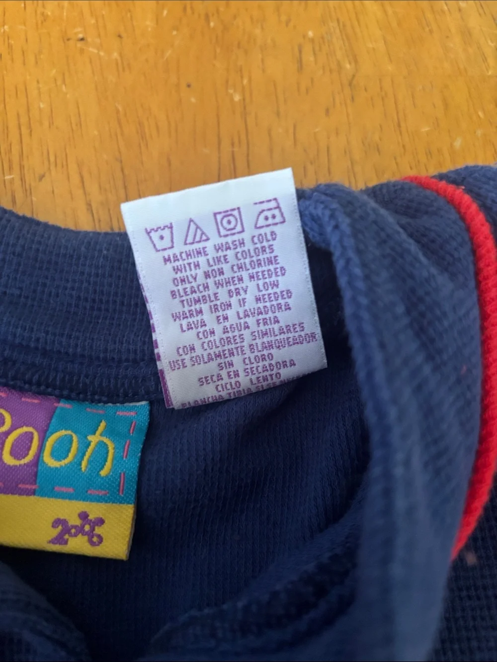Vintage Winnie the Pooh & Tigger Baseball Style Two-Piece Baby Outfit 18mo